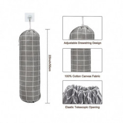 Plastic Bag Holder, Grocery Bags Holders, Wall Mount Garbage Plastic Bag Organizer, Shopping Bag St