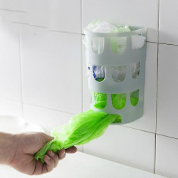 Bag Dispenser, Garbage Bag Storage Box Wall-mounted Grocery Bag Holder Hanging Storage Bag Organizer For Home [...]