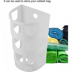 Bag Dispenser, Garbage Bag Storage Box Wall-mounted Grocery Bag Holder Hanging Storage Bag Organizer For Home [...]
