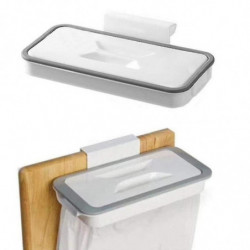 1/2 Pcs Hanging Bin Bag Holder With Lid Hanging Trash Bags Holder Kitchen Tool