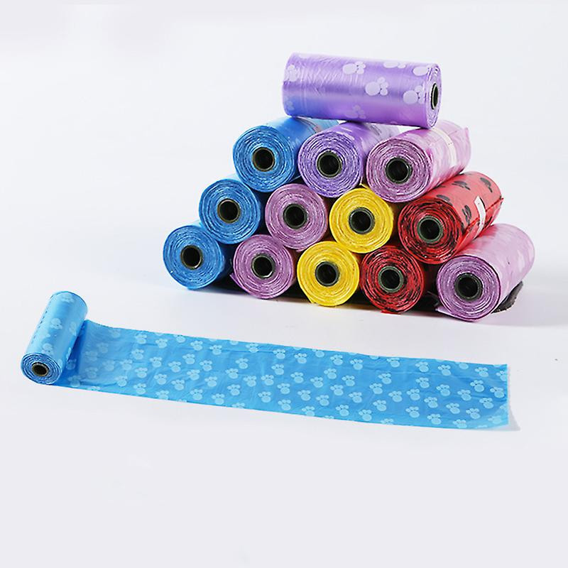 50 rouleaux (750 pcs sac) sacs à déchets de caca de chien sacs écologiques étanches pour la recharge de chien [...]