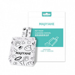 Portable Dog Waste Pick Up Cardboard Scoops Disposable Dog Waste Cleaner