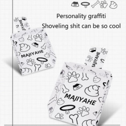 Portable Dog Waste Pick Up Cardboard Scoops Disposable Dog Waste Cleaner