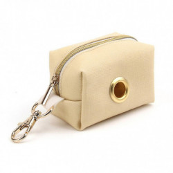 Dog Poop Bag Holder Waste Bags Dispenser with Metal Hook for Outing with Pet