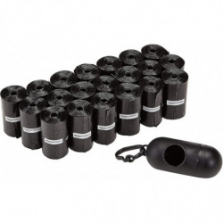 Dog Droppings Bags With Dispenser And Leash Clip (20 X 15)