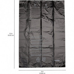 Dog Droppings Bags With Dispenser And Leash Clip (20 X 15)