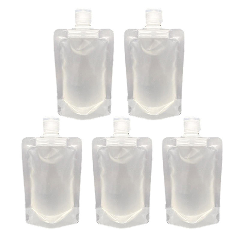 5pcs Travel Bag Containers For Toiletries Shampoo Bags Leak Proof Refillable Liquid Liquid Holder For Lotion Soap Condit