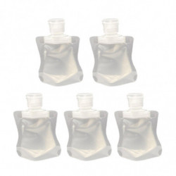 5pcs Travel Bag Containers For Toiletries Shampoo Bags Leak Proof Refillable Liquid Liquid Holder For Lotion Soap Condit