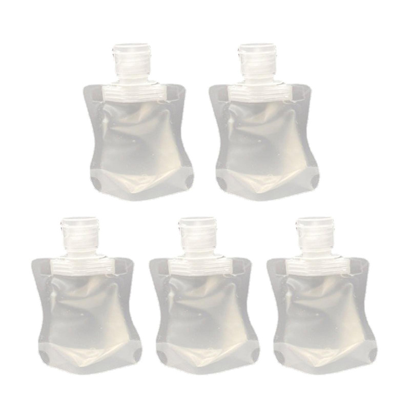 5pcs Travel Bag Containers For Toiletries Shampoo Bags Leak Proof Refillable Liquid Liquid Holder For Lotion Soap Condit