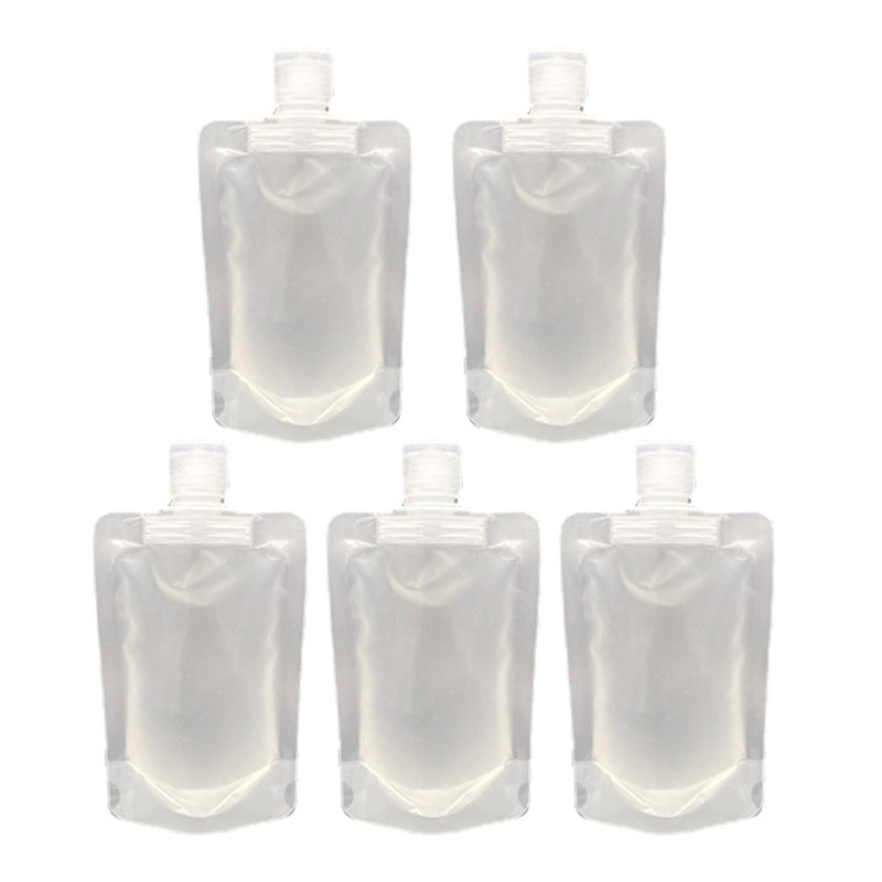 5pcs Travel Bag Containers For Toiletries Shampoo Bags Leak Proof Refillable Liquid Liquid Holder For Lotion Soap Condit