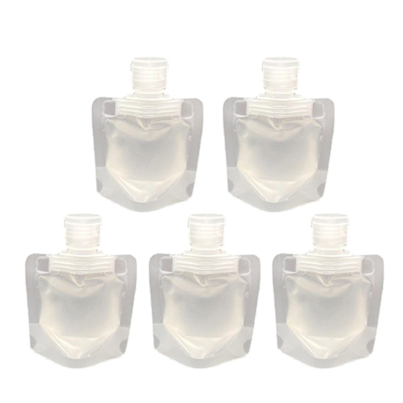 5pcs Travel Bag Containers For Toiletries Shampoo Bags Leak Proof Refillable Liquid Liquid Holder For Lotion Soap Condit