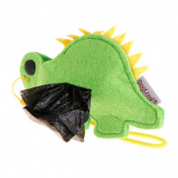 Distributeur de sacs à déchets Pet Dog Puppy Poop Bags Storage Portable Outdoor Garbage Carrier Cartoon Supplies