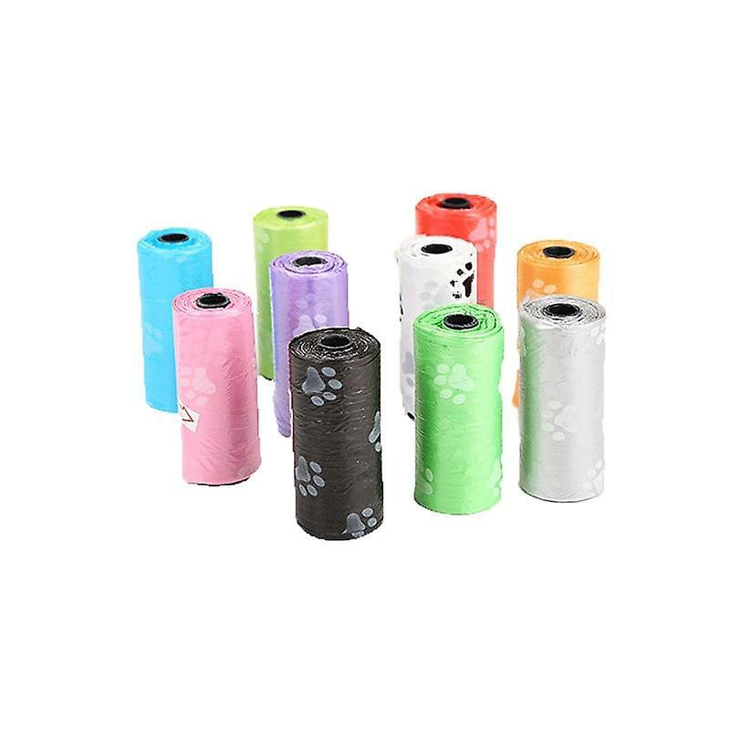 Colourful Print Pet Dog Poop Bags Roll