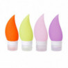 38ml Travel Cosmetic Bottle Container Silicone Hand Sanitizer Tank 5pcs 38ml Travel Cosmetic Bottle Container Silicone Hand Sanitizer Tank 5pcs