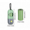 2 Pieces Dog Poop Waste Bag Holder Dispenser With Led Flashlight