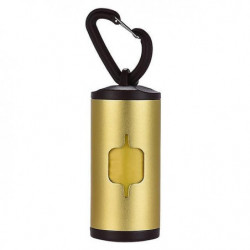 Colorful Pet Poop Holder Dog Waste Dispenser Aluminum Alloy Tube Includes Waste