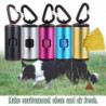 Colorful Pet Poop Holder Dog Waste Dispenser Aluminum Alloy Tube Includes Waste