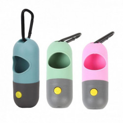 Dog Poop Bag Dispenser Built-in Led Flashlight