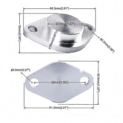 Egr Valve Blanking Plate Tool For Land Rover Discovery 3 Range Rover 2.7 Tdv6