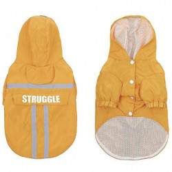 Dog Raincoat Waterproof Lightweight Rain Hooded Poncho Pet Supplies For Outdoor Walking