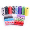 Paw Print Pet Waste Bag 15pcs / roll Pet Waste Bag 6x2.5cm Forte charge