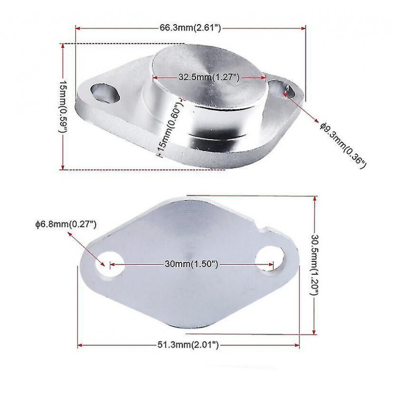 Egr Valve Blanking Plate Outil pour Land Rover Discovery 3 Range Rover 2.7 Tdv6