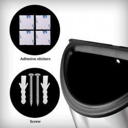 Sac en plastique d’épicerie de cuisine et distributeur de sacs en plastique - Protecteur de sac mural facile