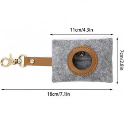 2 Pcs Dog Poop Bag Dispenser, Dog Poop Bag Holder Dispenser, Portable Dog Poop