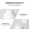 5pcs Sub Empty Bottle Simple Plastic Storage Bottles Holders for Cosmetics (200ml)