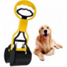 Pet Dog Pooper Scooper, With Jaw Claw, Bin For Easy Grass And Gravel (yellow)