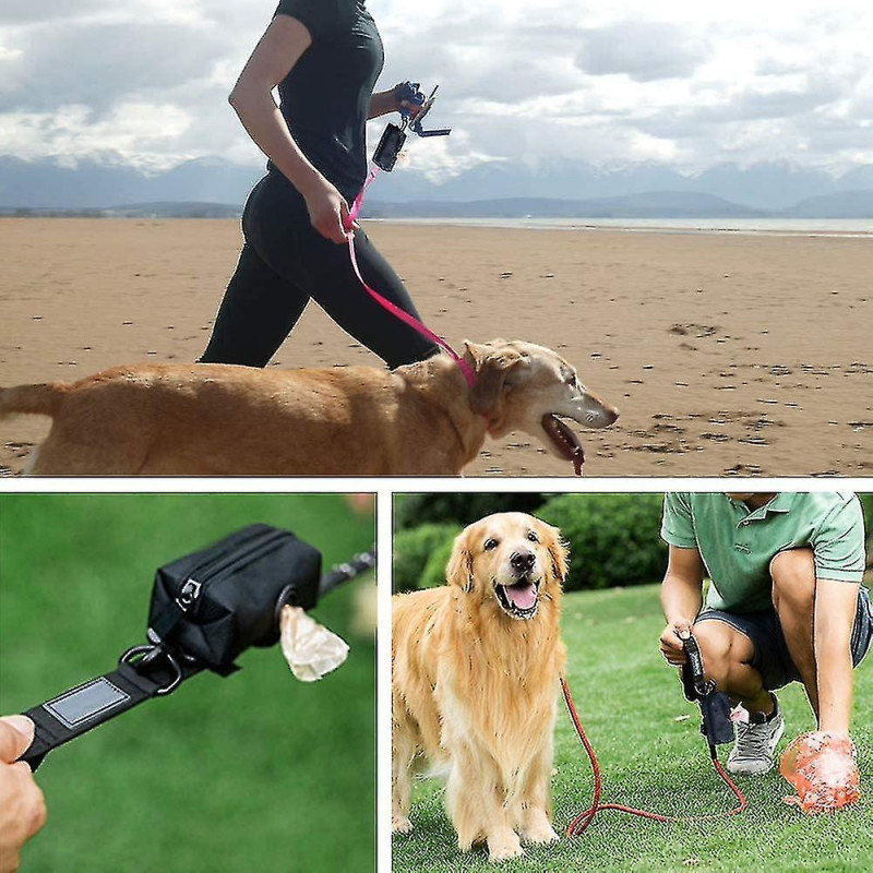 2pcs Poop Bag Dispenser, Dog Poop Bag, Dog Waste Catcher Dogs, Black Gift