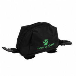 Pet Poop Bag Dispenser Hands Free Clip with Alloy Bracket for Dog Leash