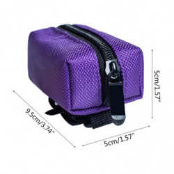 Waste Bag Dispenser Zipper Closure Compact Size Waterproof Large Capacity Hook Design Carry Easily O