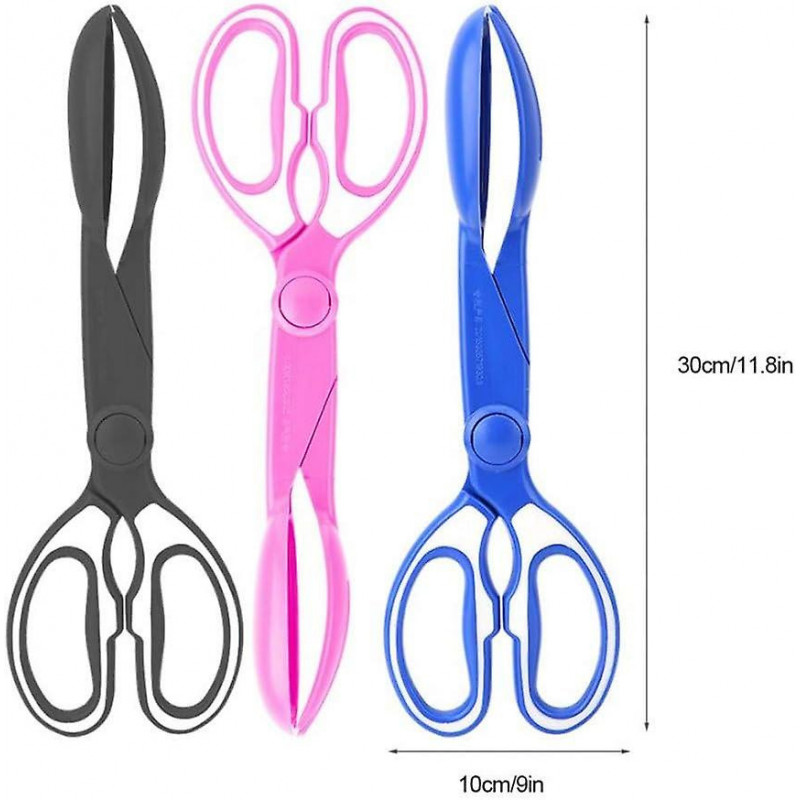 Pet Poop Tongs Scissors,black