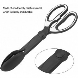 Pet Poop Tongs Scissors,black
