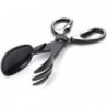 Pet Poop Tongs Scissors,black