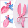 Portable Pet Pickup Clip Scissor Shape Pet Waste Picker For Cleaning Dogs Cats Poo Waste,pink