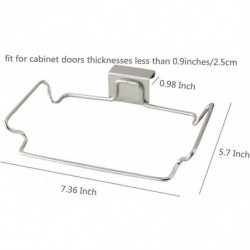 Stainless Steel Hanging Garbage Bags Storage Organizer Rack Stainless Steel Trash Bag Holder