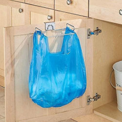 Stainless Steel Hanging Garbage Bags Storage Organizer Rack Stainless Steel Trash Bag Holder