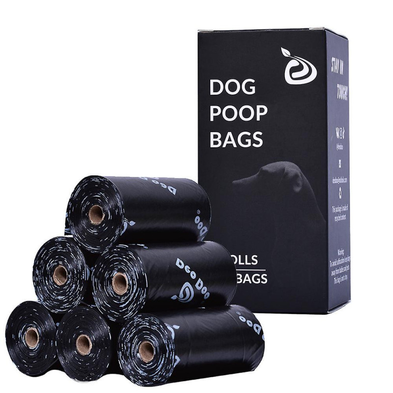 Deodoo Bioderadable Dog Poop Bags Bulk Biobase Sakura Scented Pet Bag Degradable Cat Waste Bags Eco-friendly Doggie Bags