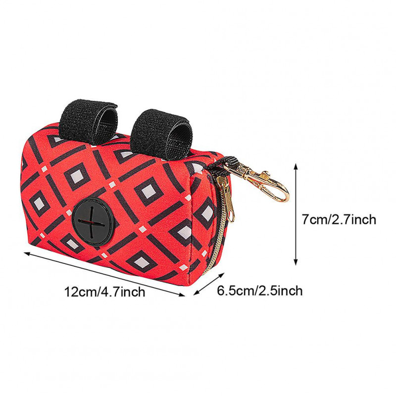 Travel With Clip For Leash Pick Up Holder Portable Poop Bag Dispenser Dog Cat