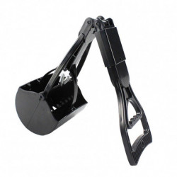 Dog Cat Handheld Pet Pooper Scooper ABS Long Handle Outdoor Foldable Pick Up