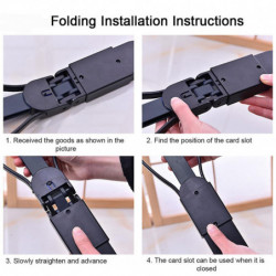 Dog Cat Handheld Pet Pooper Scooper ABS Long Handle Outdoor Foldable Pick Up