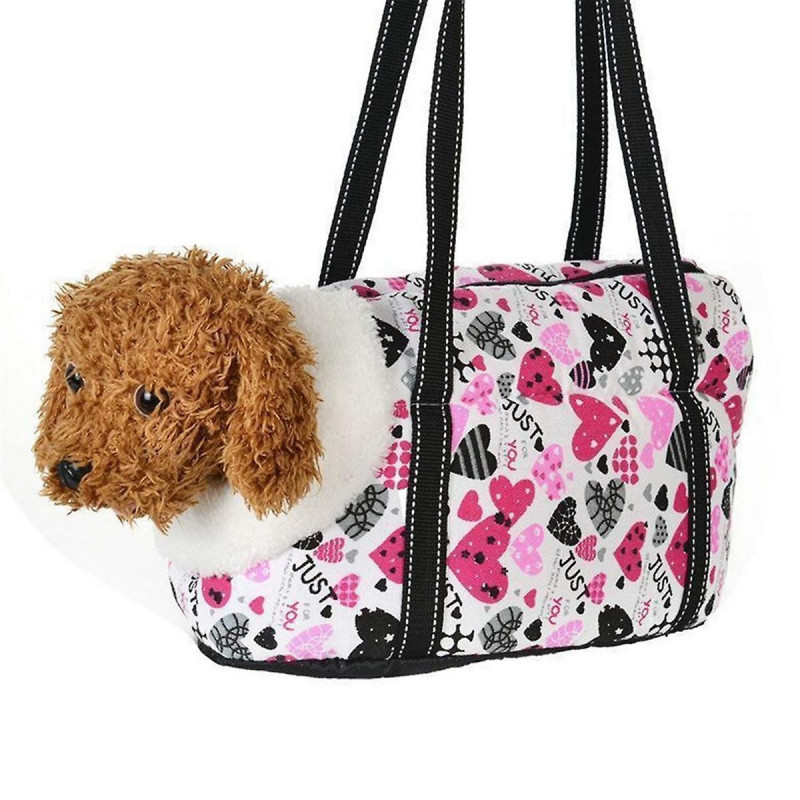 Petit sac de transport pour animaux de compagnie Sac à dos pour chien Chiot Sac à bandoulière pour chat Voyage en [...]