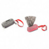 2pcs Portable Pet Dog Poop Bag Dispenser Pick Up Bags Holder With Rope Cleaning Waste Garbage Box,