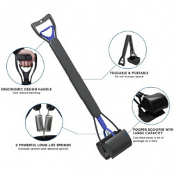 32" Pooper Scooper for Large Small Dogs Cats Pooper Scoopers with Long Handle Durable Foldable Pick Up Shovel [...]