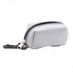 Portable Dog Walking Poo Bags Pet Disposable Bag Holder W/plastic Hasp Grey