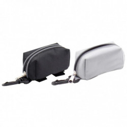 Portable Dog Walking Poo Bags Pet Disposable Bag Holder W/plastic Hasp Grey