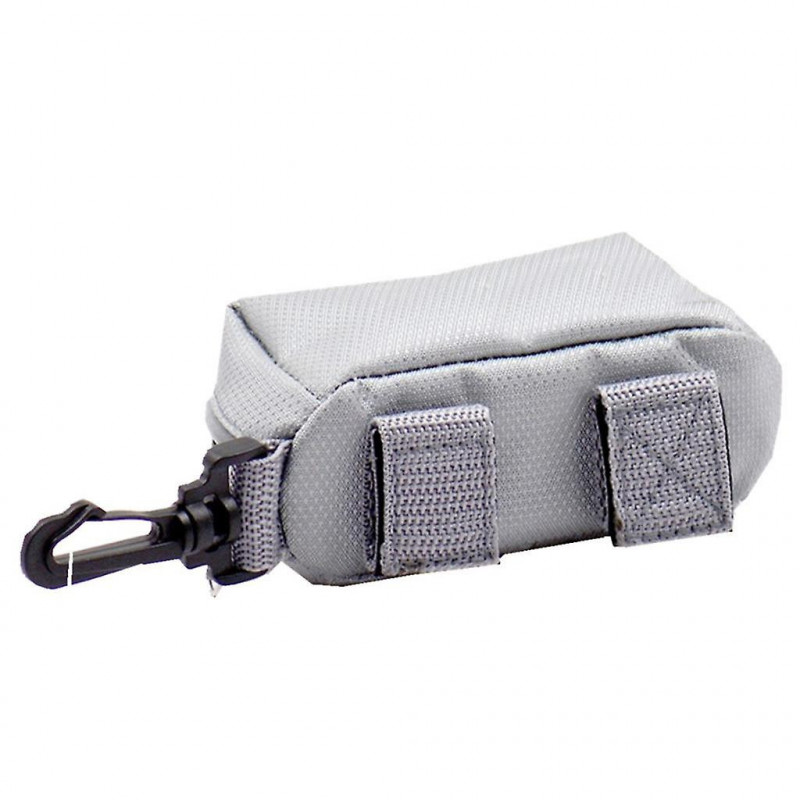 Portable Dog Walking Poo Bags Pet Disposable Bag Holder W/plastic Hasp Grey