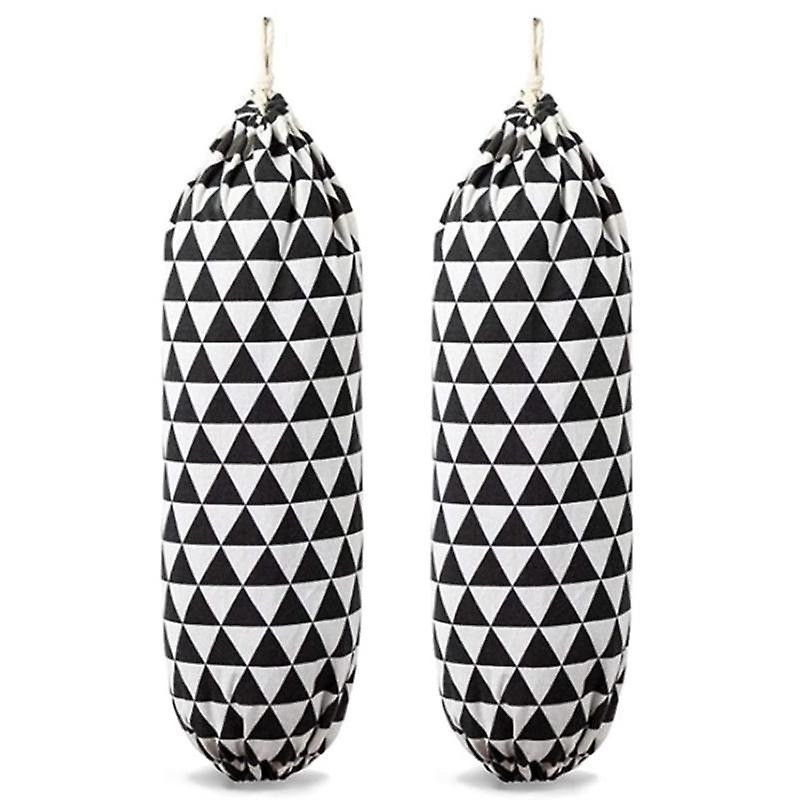 Plastic Bag Holder, Foldable Washable Grocery Bag Dispenser Recycling Shopping Bag Organizer Grocer